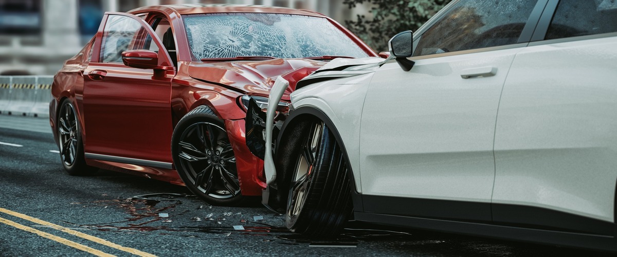 Bild Zeigt leichten Autounfall verlinkt auf Blogbeitrag Sinnvoller Fahrerschutz in der Kfz-Versicherung